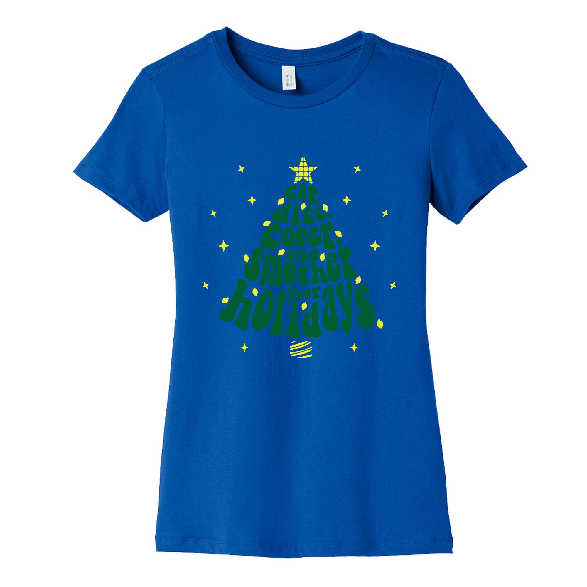 Waffle House Christmas Womens Cotton Tee